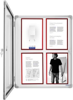 Produktbild Magnetoplan Magnetischer Innenschaukasten (Magnettafel, 61 x 73 x 4 cm)