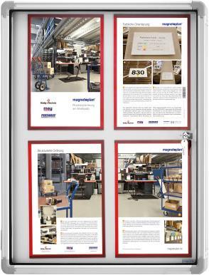 Produktbild Magnetoplan Magnetischer Innenschaukasten (Magnettafel, 61 x 73 x 4 cm)