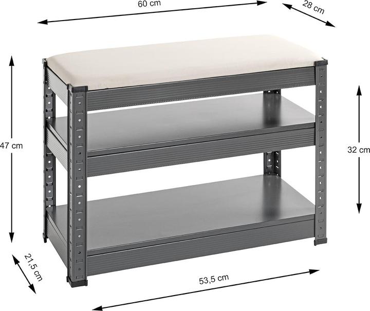 Actual product image HAKU Möbel Schuhbank