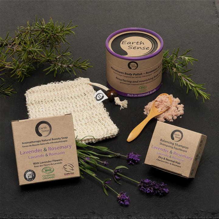 Immagine prodotto Natura Punto Set regalo Spa fatto a mano in 5 pezzi Lavanda e Rosmarino (Set di manicure)