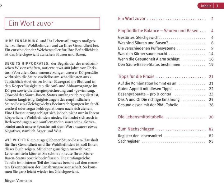 Produktbild Säure-Basen-Balance (Deutsch, Jürgen Vormann, 2016)