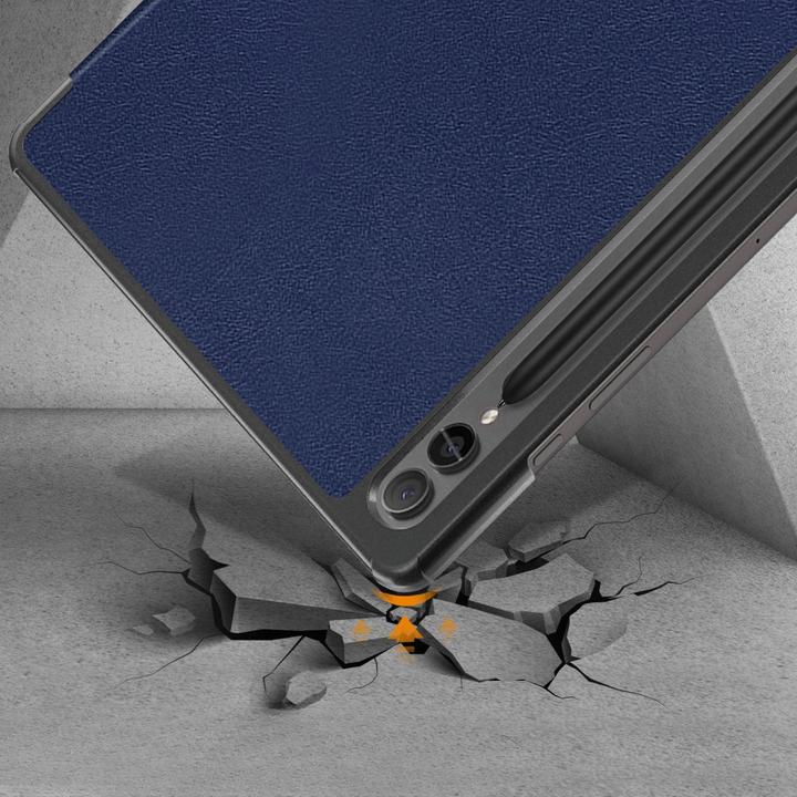 Actual product image Cover-Discount Galaxy Tab S9+ - Tri-fold Smart Case blue (Galaxy Tab S9+, Galaxy Tab S10+)
