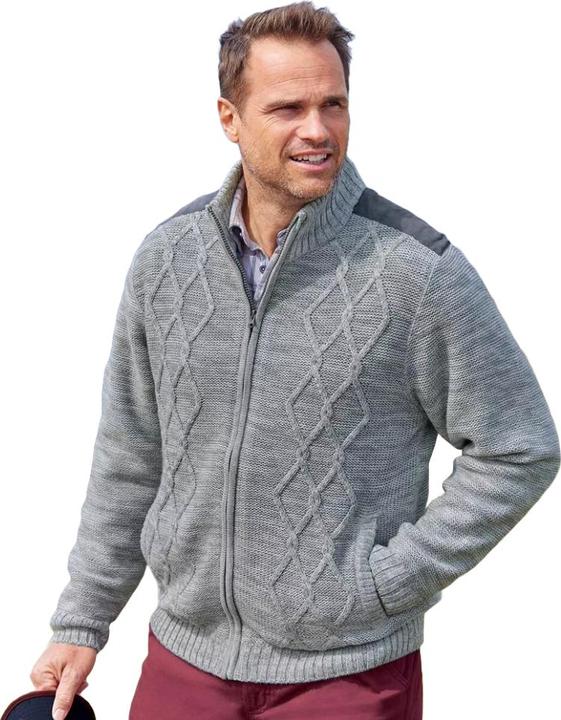 Immagine prodotto Atlas For Men Giacca da uomo in maglia foderata in pile (L)