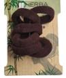 Immagine prodotto Herba Fascetta per capelli ecologica, marrone, Ø 3 cm, 6 pezzi.