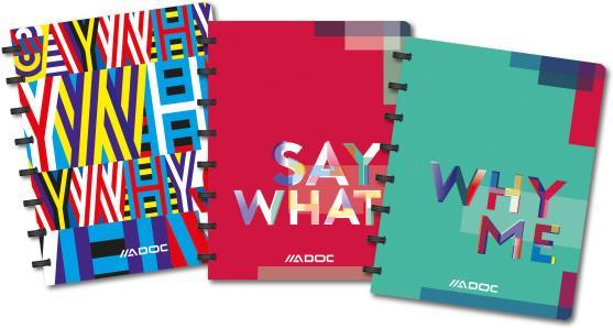 Produktbild Adoc SAY WHY - Notizbuch (A5, Kariert)
