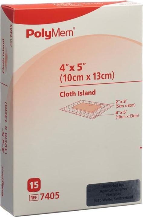 PolyMem Wundverband 10x13cm Adh vlies st 15 Stk (15 x)