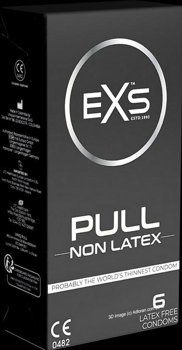 Produktbild EXS Pull: 6 latexfreie Kondome, ultraweich und geruchlos, mit Abziehbändchen (6 Stk.)