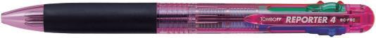 Actual product image Tombow REPORTER 4 - 4-colour ballpoint pen (Translucent Pink)