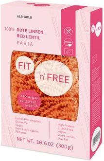 Produktbild Fit n Free Bio Pasta Rote Linsen Fusilli (300 g)