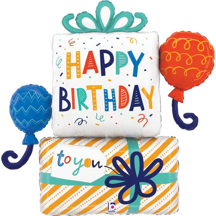 Image du produit Grabo Balloons Ballon cadeau XL Joyeux anniversaire