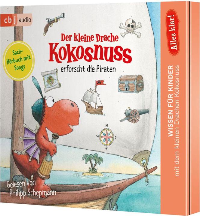 Image du produit Tout est clair! Le petit dragon Noix de coco explore les pirates (Ingo Siegner, Philipp Schepmann, Alfred Dieler, Allemand)