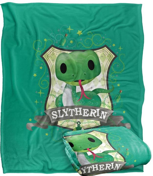 Produktbild Decke Slytherin Goldige (152 x 127 cm)
