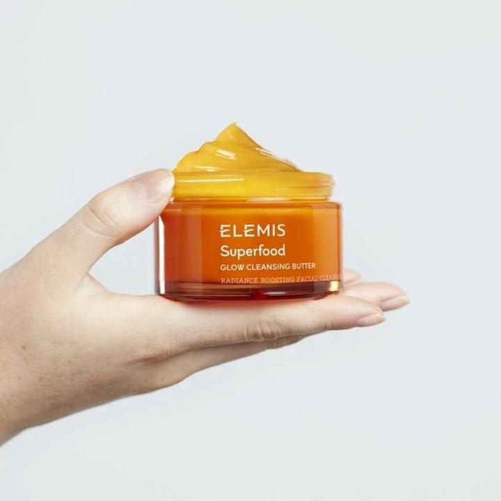 Image du produit Elemis Superfood AHA Glow Cleansing Butter (beurre nettoyant éclat superalimentaire) (Chiffons de nettoyage, 90 ml)