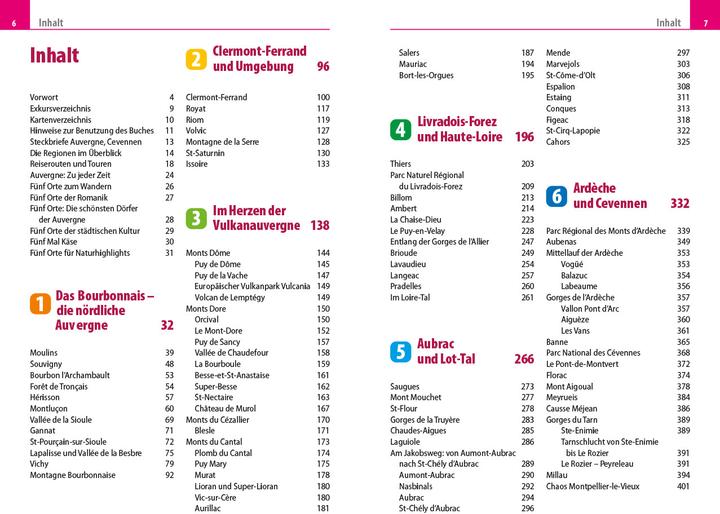 Produktbild Reiseführer Auvergne, Cevennen mit 29 Wanderungen und 6 Fahrradtouren (Deutsch, Bettina Forst, 2020)