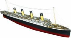 Billing Boats 1:144 RMS Titanic Complete -Wooden hull (429413)
