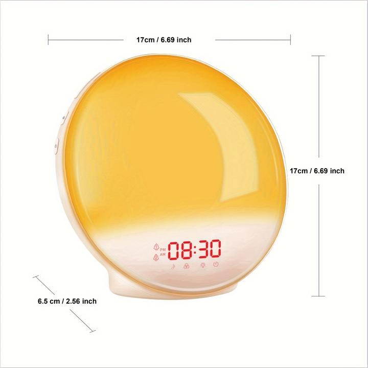 Produktbild PhoneLook Wake-up Light Digitaler Wecker mit LED Licht