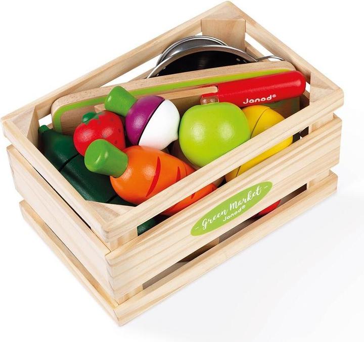 Image du produit Janod Maxi Set Fruits & legumes a decouper