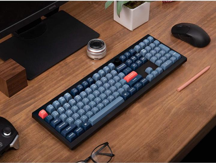 Actual product image Keychron V6 Max QMK/VIA Wireless Custom Mechanical Keyboard Fully Assembled Knob,Carbon Black, Gater (US, Wireless)