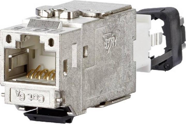 Metz Connect BTR x-DAT modul KOAX modul F/F Doorvoerkoppeling coaxiaal met F-connector lichtgrijs (36 mm)