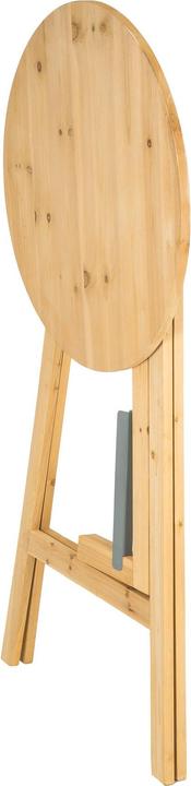 Immagine prodotto tectake Tavolo da bar in legno massiccio (Ø 79 x 110 cm)