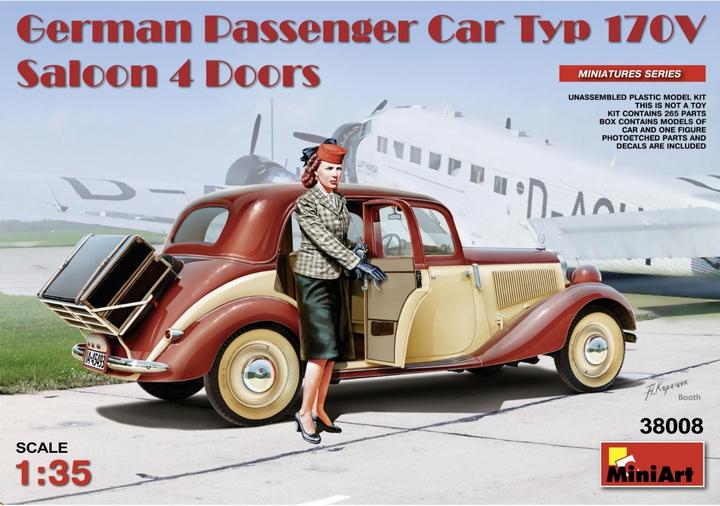 Produktbild Mini art German Passenger Car Typ 170V.Saloon 4 4 Doors