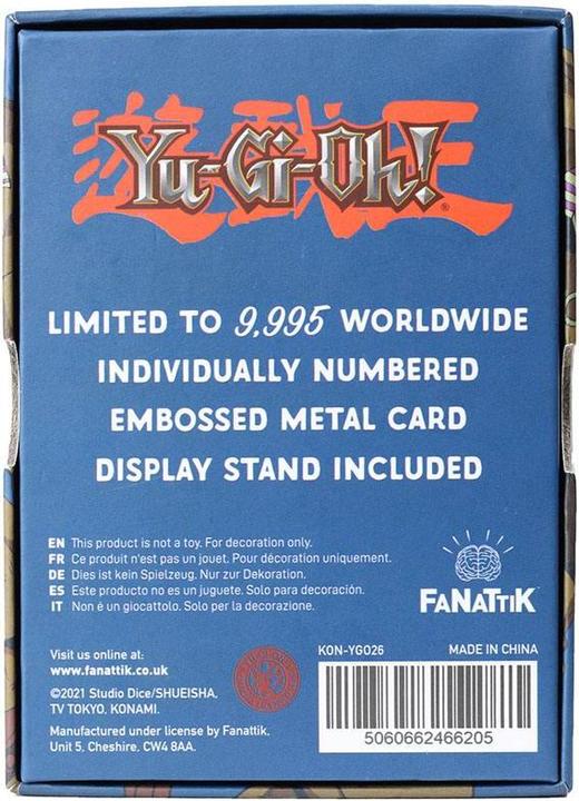 Actual product image Yu-Gi-Oh ! - Exodia le maudit - Carte en métal collector