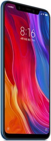 Actual product image Xiaomi Mi 8 (128 GB, Blue, 6.21", Dual SIM, 12 Mpx, 4G)