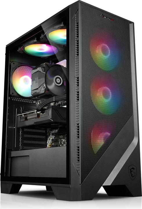 Actual product image Kiebel Gaming PC Firebolt 10 Intel Core i7-10700F, 16GB DDR4, AMD Radeon RX 7600 8 GB, 1TB SSD (Intel Core i9-11900KF, 16 GB, 1000 GB, Radeon RX 7600)