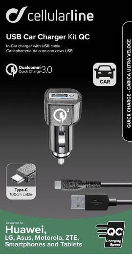 Image du produit Cellularline Chargeur de voiture