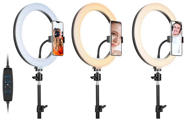 Produktbild Tracer RING 30cm tripod 210cm ring lamp (1700 lm)