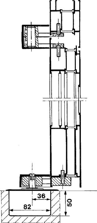 Produktbild Geze Bodentürschliesser STOP TS 500 NV (Indoor)