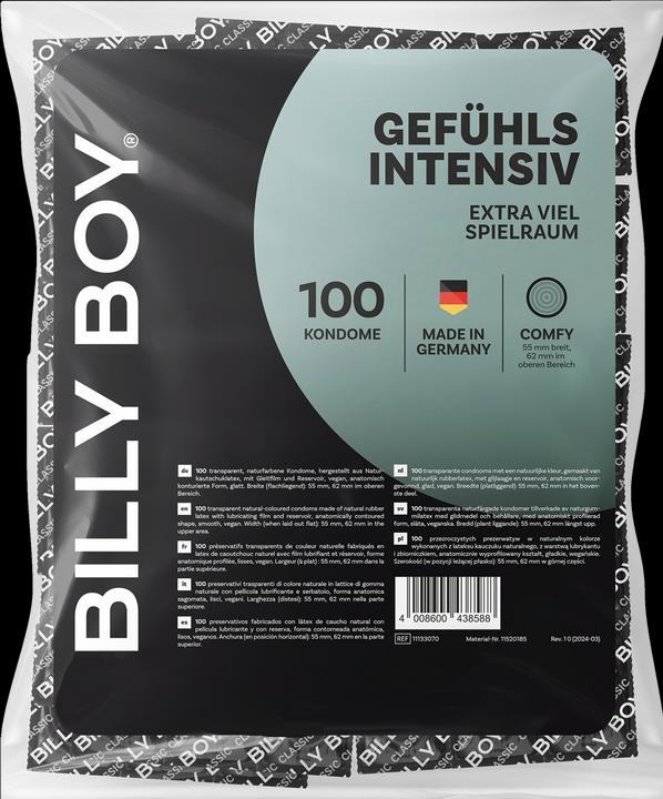 Billyboy BILLY BOY Kondome Gefühlsintensiv 100er Pack (100 Stk.)