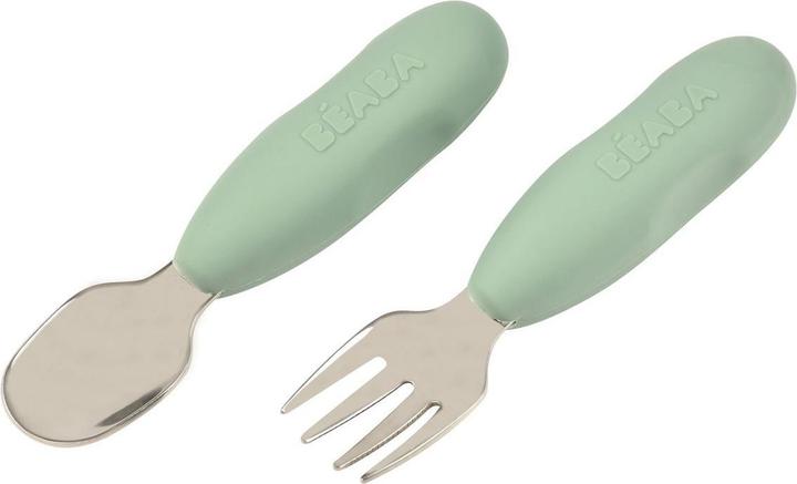 Beaba Edelstahllernset (Gabel+Löffel)