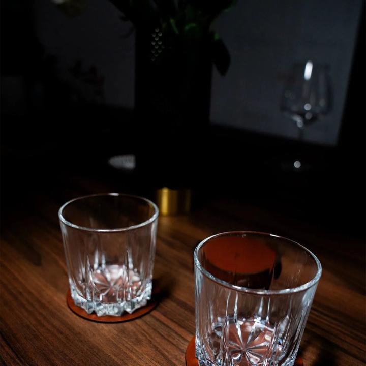 Actual product image Braun Büffel Home&Living Glasuntersetzer im Halter (6 Stück) (6 x, Glass coaster)