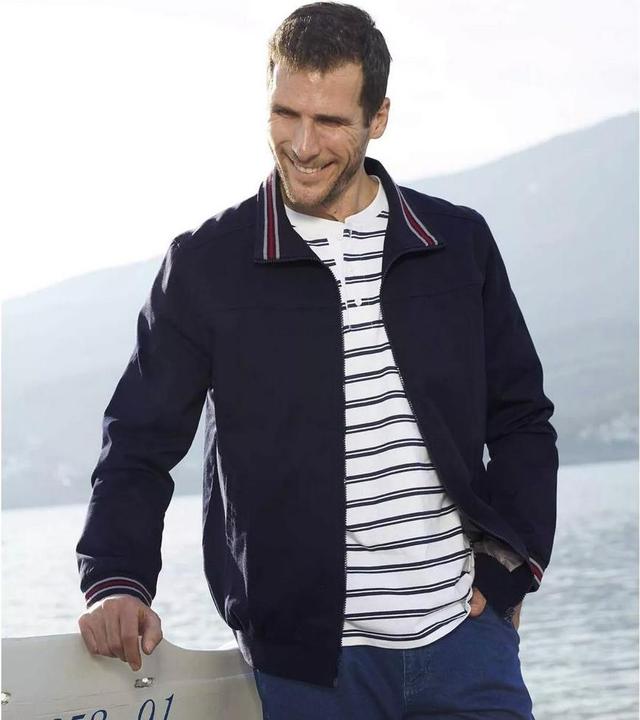 Produktbild Atlas For Men Dunkelblaue Twilljacke (4XL)