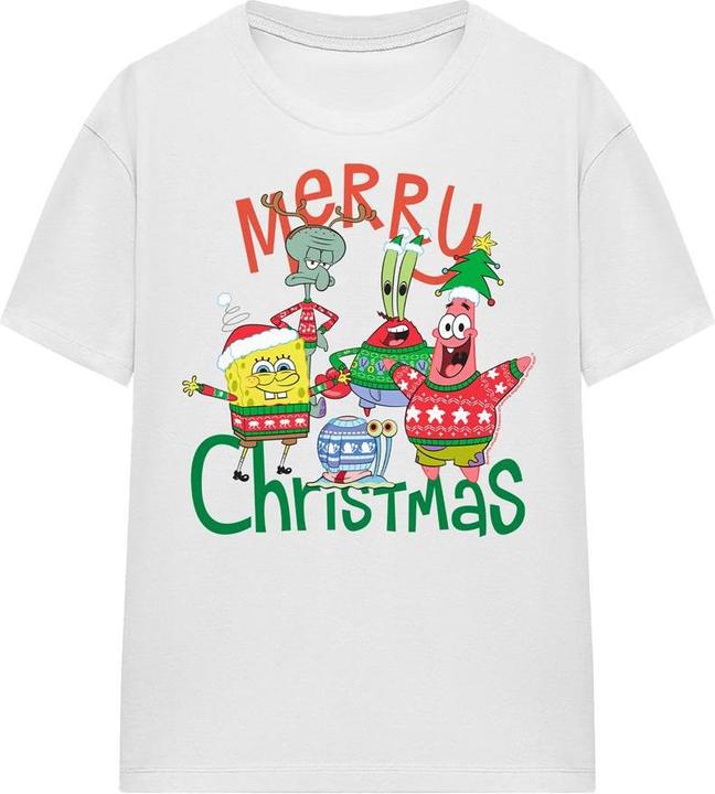 Spongebob Squarepants Merry Christmas TShirt (M)