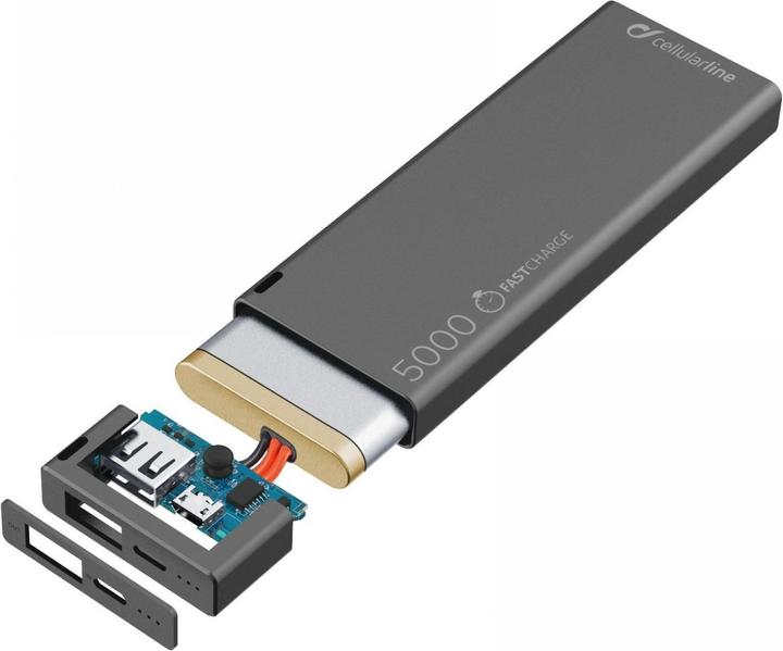 Produktbild Cellularline Freepower Slim (5000 mAh, 10 W, 18.50 Wh)