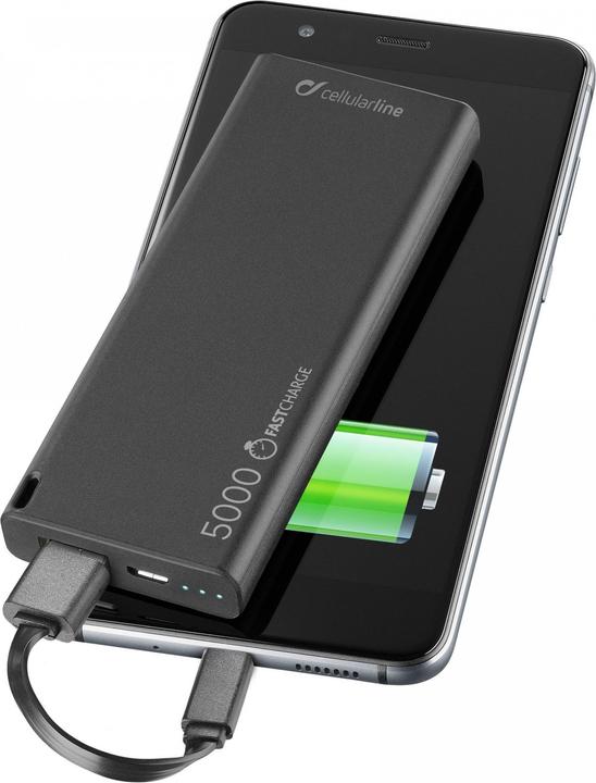 Produktbild Cellularline Freepower Slim (5000 mAh, 10 W, 18.50 Wh)