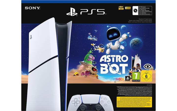 Actual product image Sony PlayStation 5 Digital Edition incl. Astro Bot