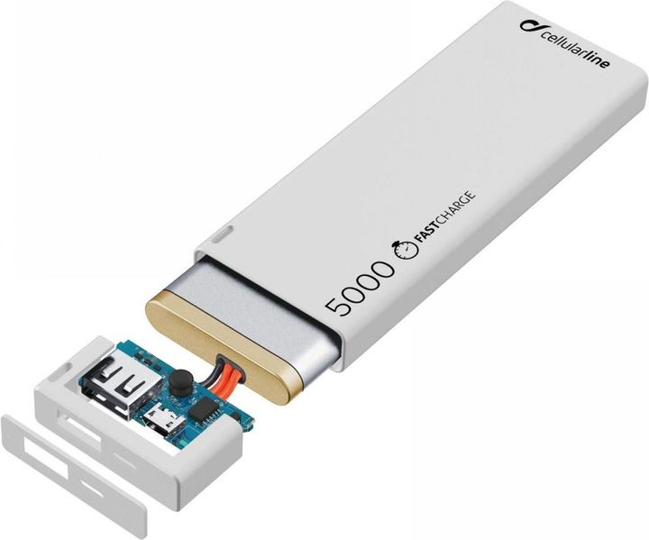 Produktbild Cellularline Freepower Slim (5000 mAh, 10 W, 18.50 Wh)