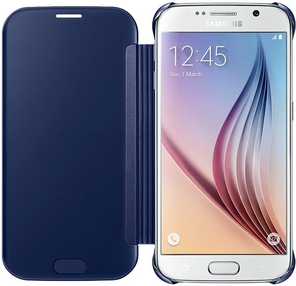 Produktbild PhoneLook Hülle Clear View Cover dunkelblau (Samsung Galaxy S7)