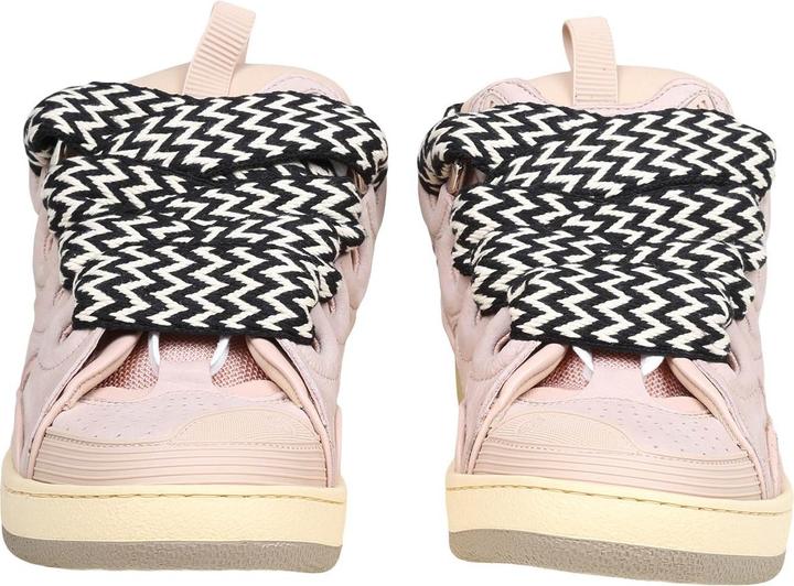 Immagine prodotto Lanvin curb sneakers in white and pink leather (39)