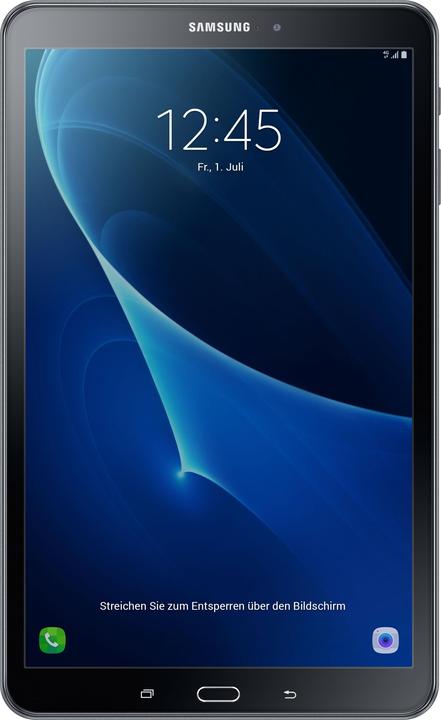 Samsung Galaxy Tab A (4G, 10.10", 16 GB, Nero metallizzato)