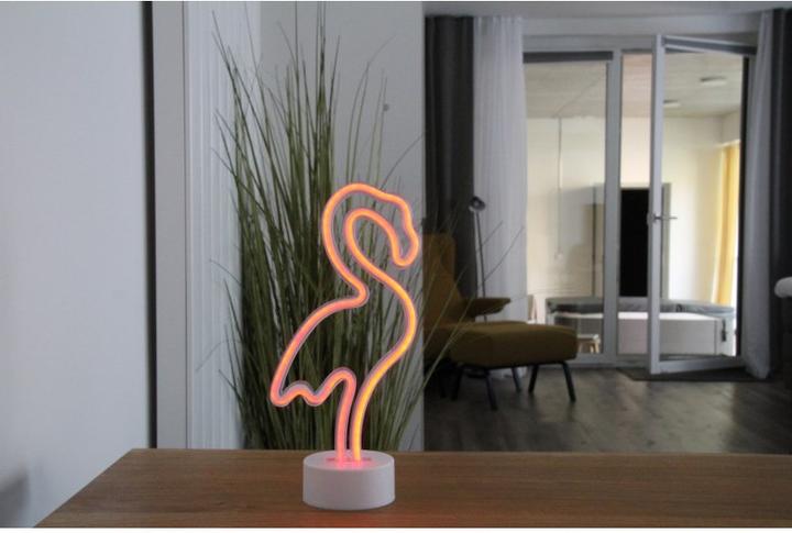Actual product image Happy Lamp Neon Lamp Flamingo