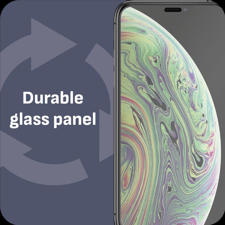 Produktbild Cazy Schutzglass Kompatibel mit iPhone X/Xs Tempered Glass Hülle Kompatibel - 1 Stück (1 Stück, Apple iPhone XS, Apple iPhone X)