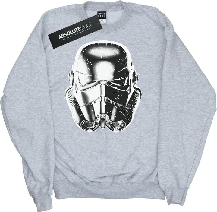 Star Wars Stormtrooper Warp Speed Helmet Sweatshirt Jungen (128)