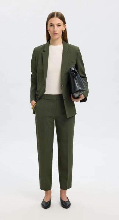 Actual product image Selected Femme Slfrita-Ria Mw Crop Pant Mel Noos (42)