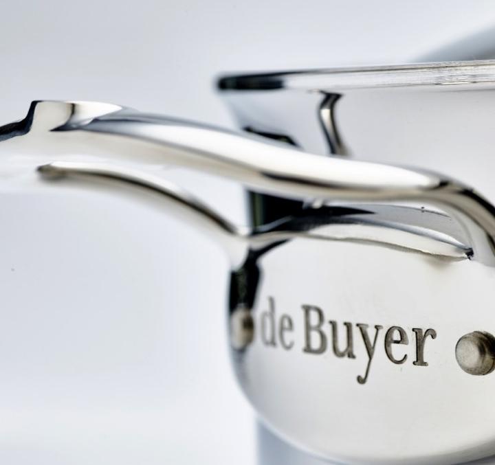 Image du produit de Buyer Poêle à frire à faible affinité avec couvercle 20 cm (20 cm, Casserole, Aluminium, Acier inoxydable)
