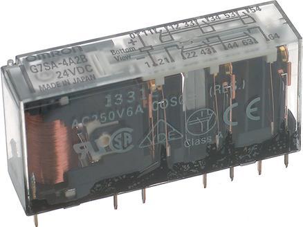 Actual product image Omron Industrial Automation Force guided Relay, 3PST-NO, SPST-NC, 6A