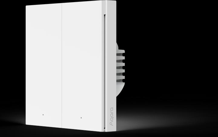 Produktbild Xiaomi Smart Wall Switch H1 Weiss With Neutral, Double Rocker (Zigbee)